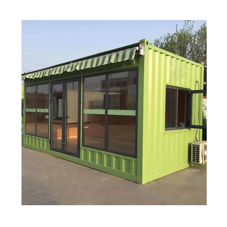 Container House Room Mobile Food Coffee Shop con porta francese personalizzata