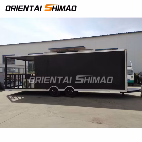 Trailer di concessione di progettazione di camion di cibo per chioschi mobili per waffle mobili di Shimao Square orientale